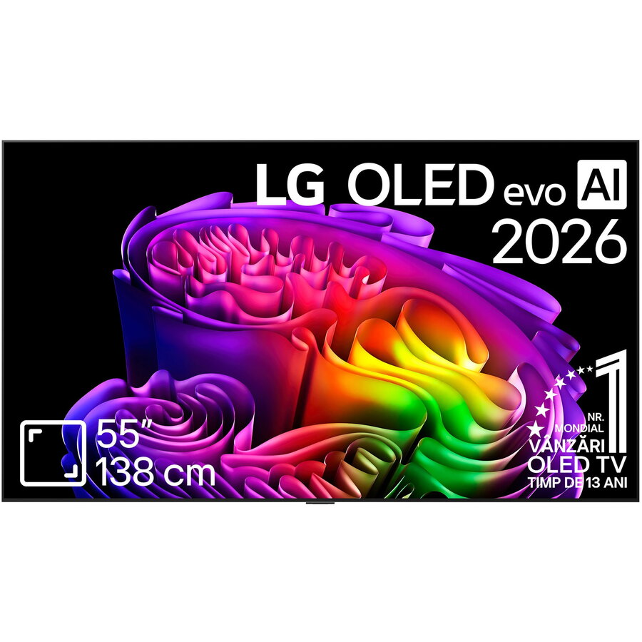 LG Televizor LG OLED Evo 55G62LW, 138 cm, Smart, 4k Ultra HD, Clasa E (Model 2026)